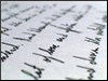 Writting on a page